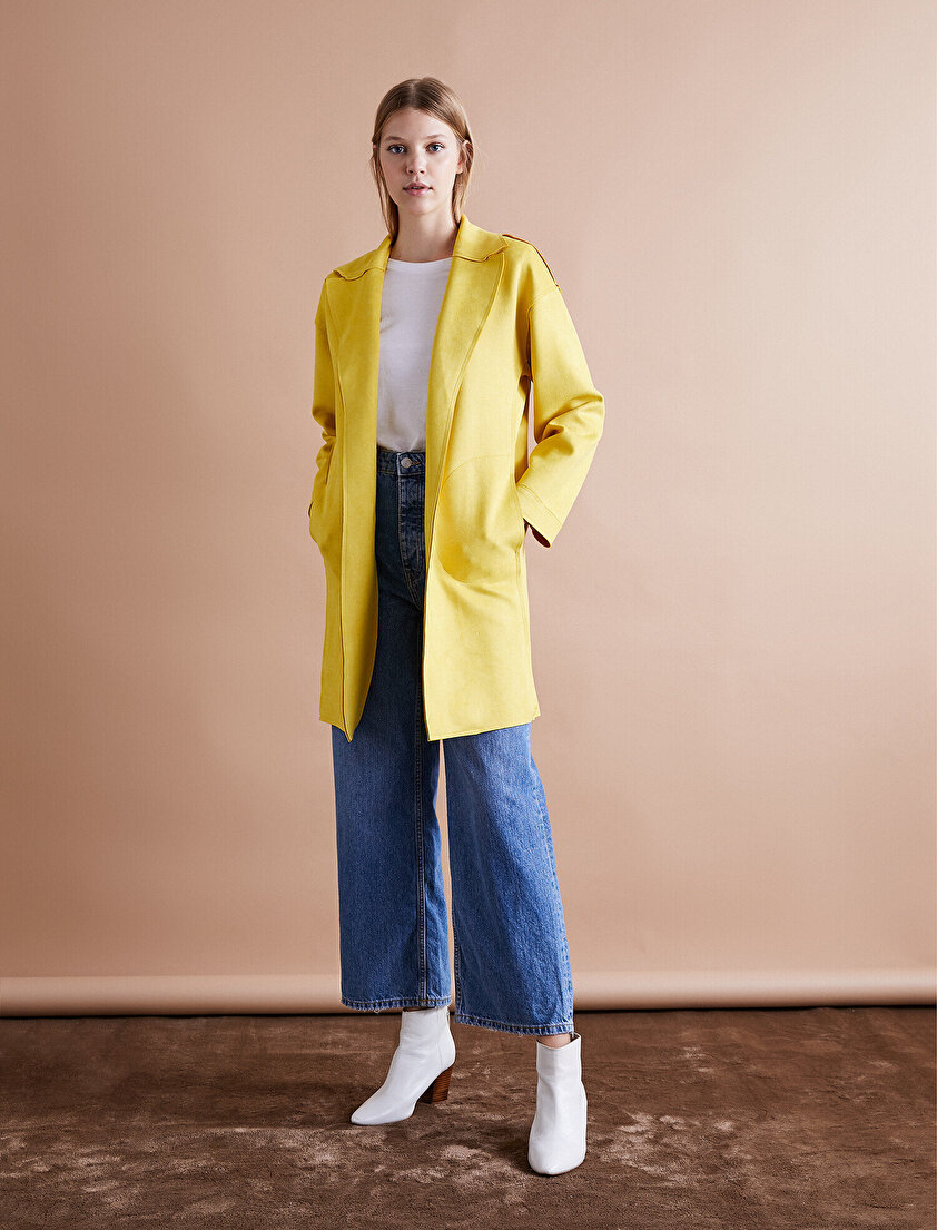 Cep Detaylı Trençkot