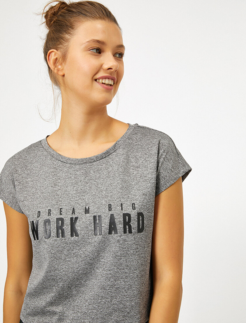 Yazılı Baskılı T-Shirt