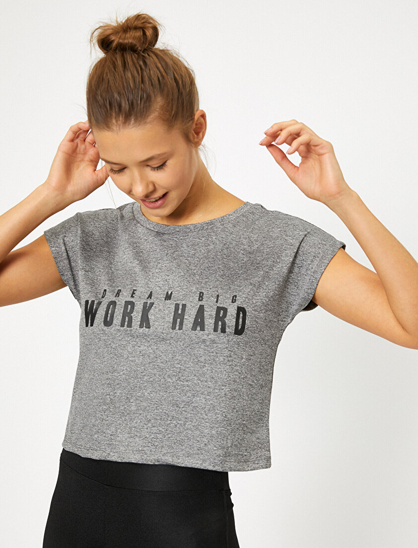 Yazılı Baskılı T-Shirt