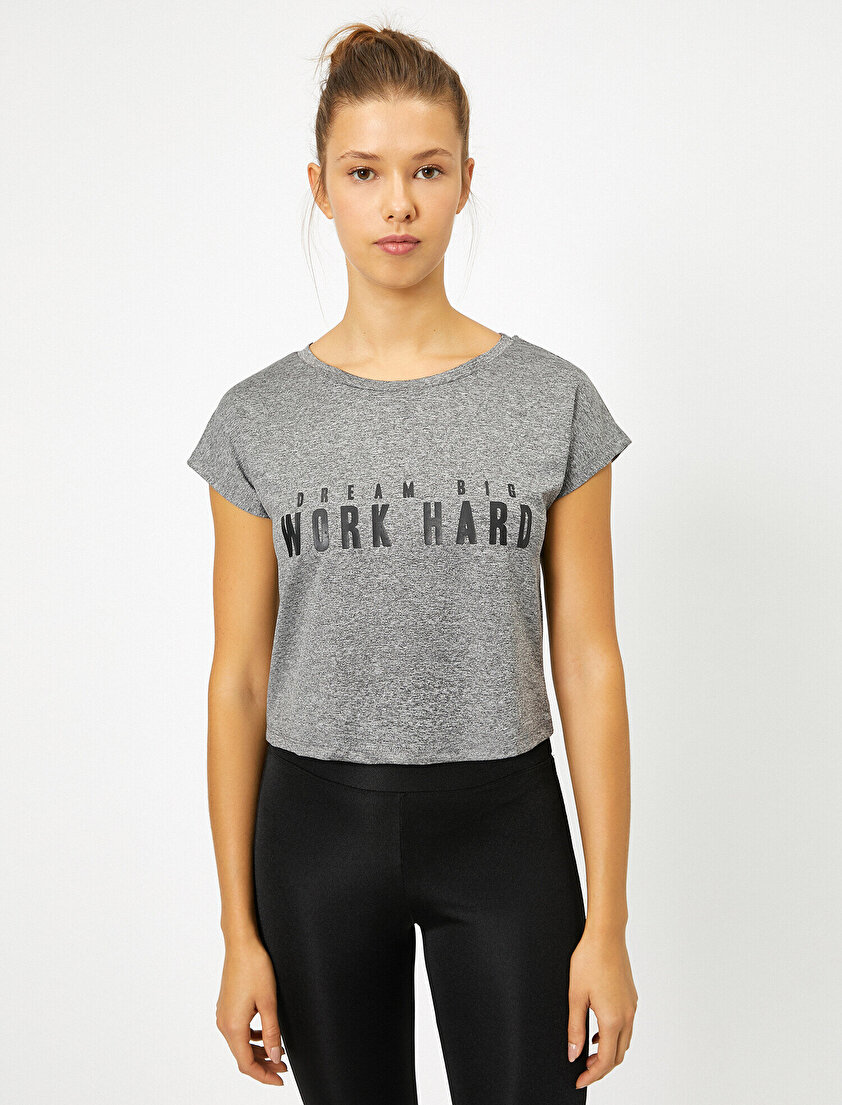 Yazılı Baskılı T-Shirt