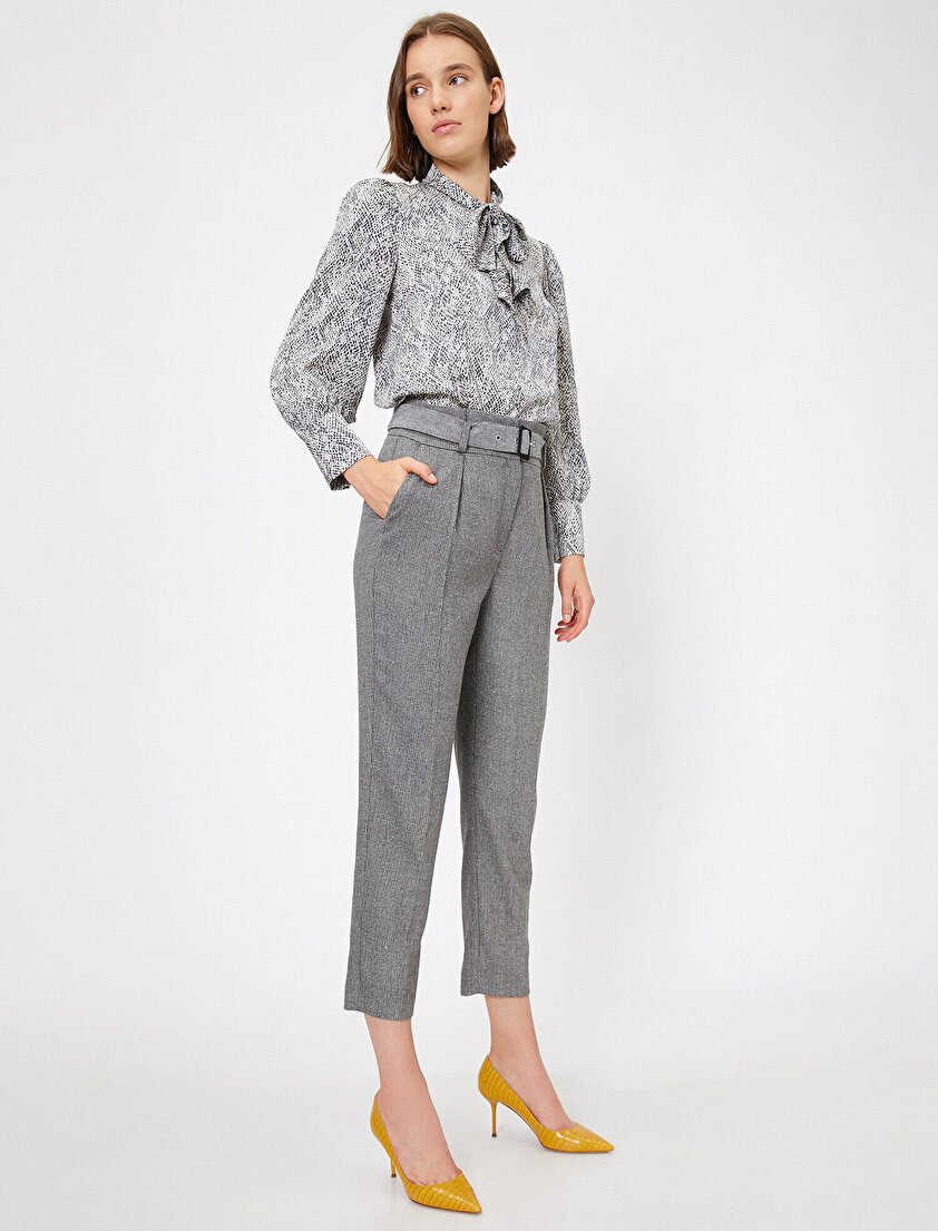 Kemer Detaylı Pantolon