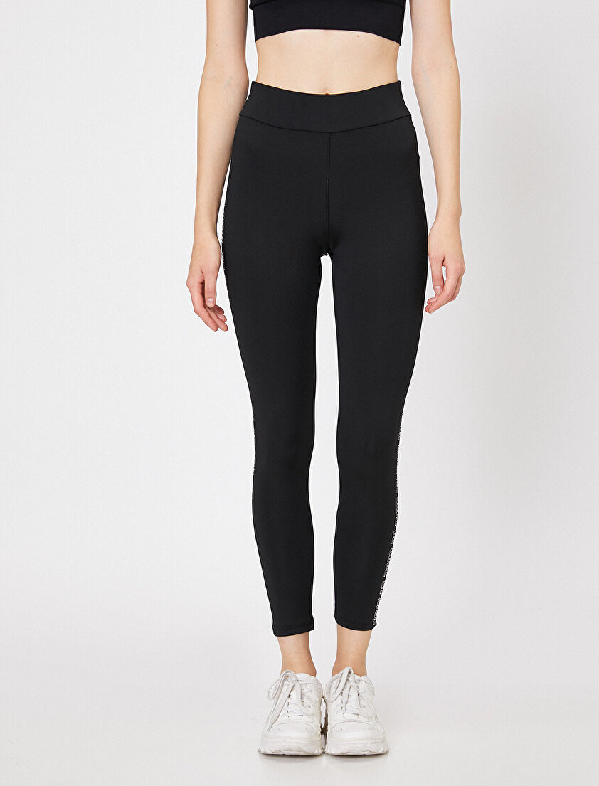 Yazılı Baskılı Tayt