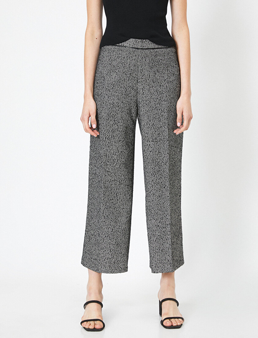 Normal Bel Kısa Paça Pantolon