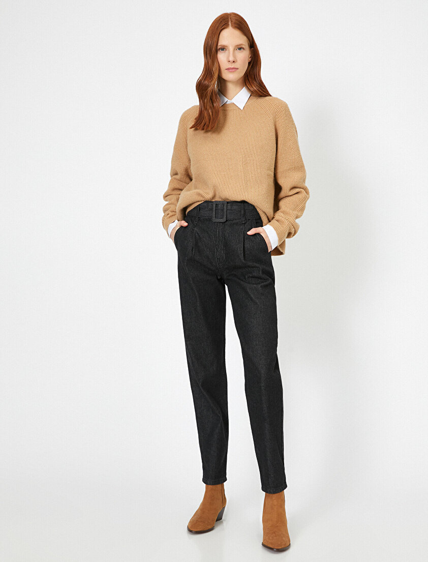 Havuç Kesim Jean Pantolon