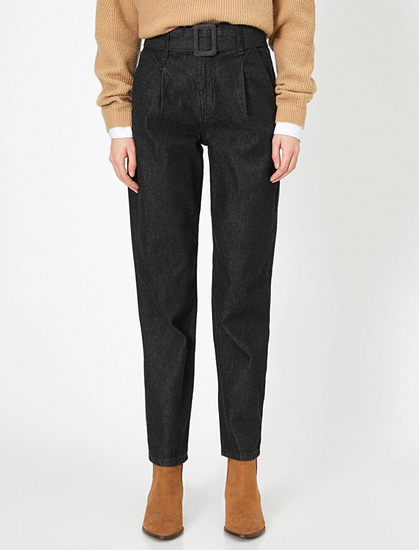 Havuç Kesim Jean Pantolon