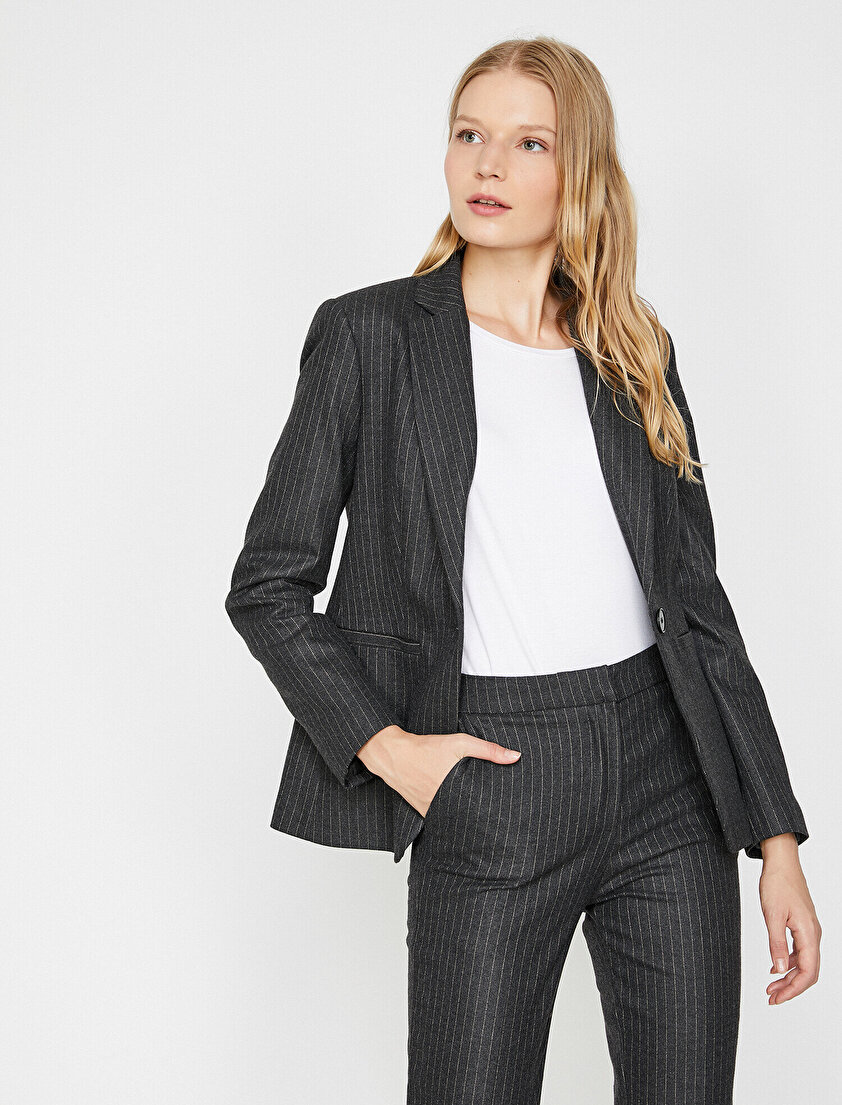 Çizgili Ceket