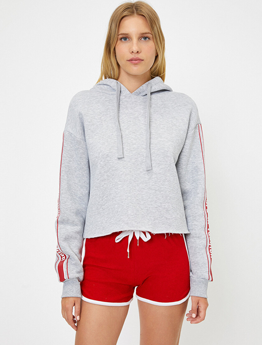 Yazılı Baskılı Sweatshirt