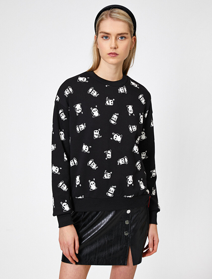 Baskılı Sweatshirt