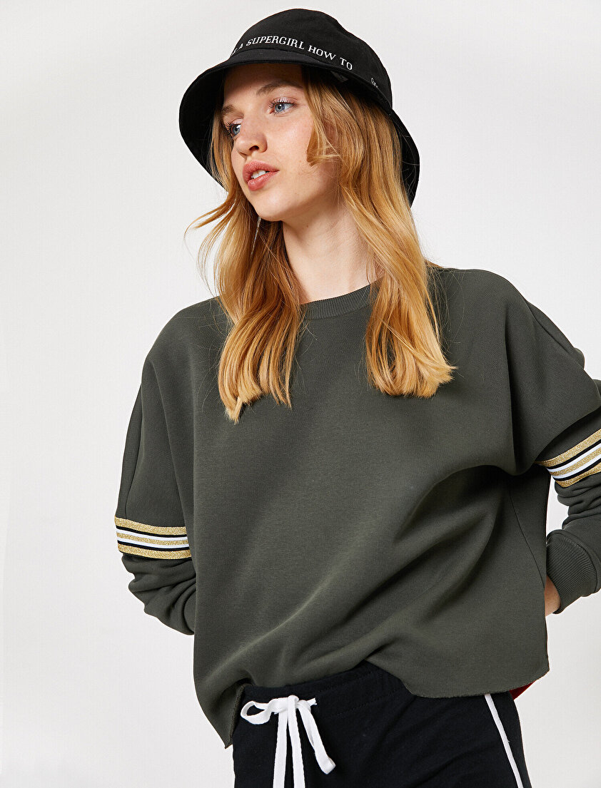 Yazılı Baskılı Sweatshirt