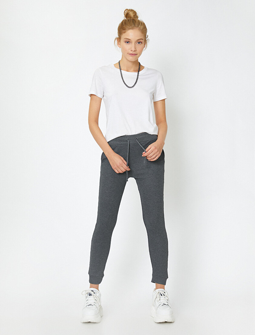 Beli Bağlamalı Eşofman Altı