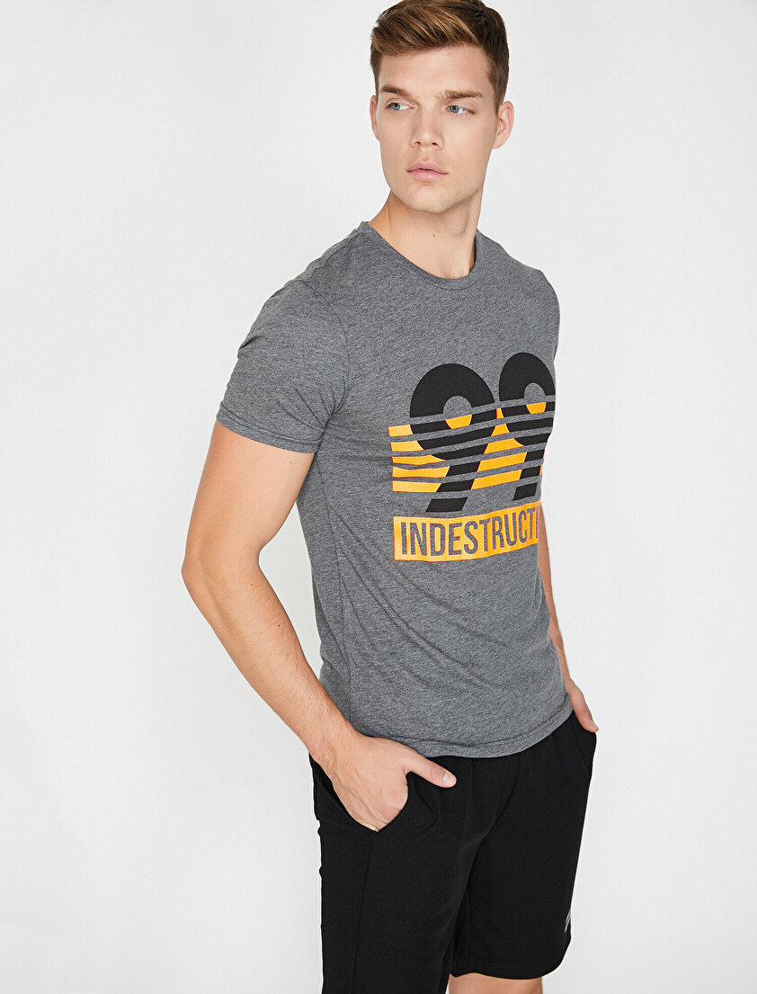 Yazılı Baskılı T-Shirt
