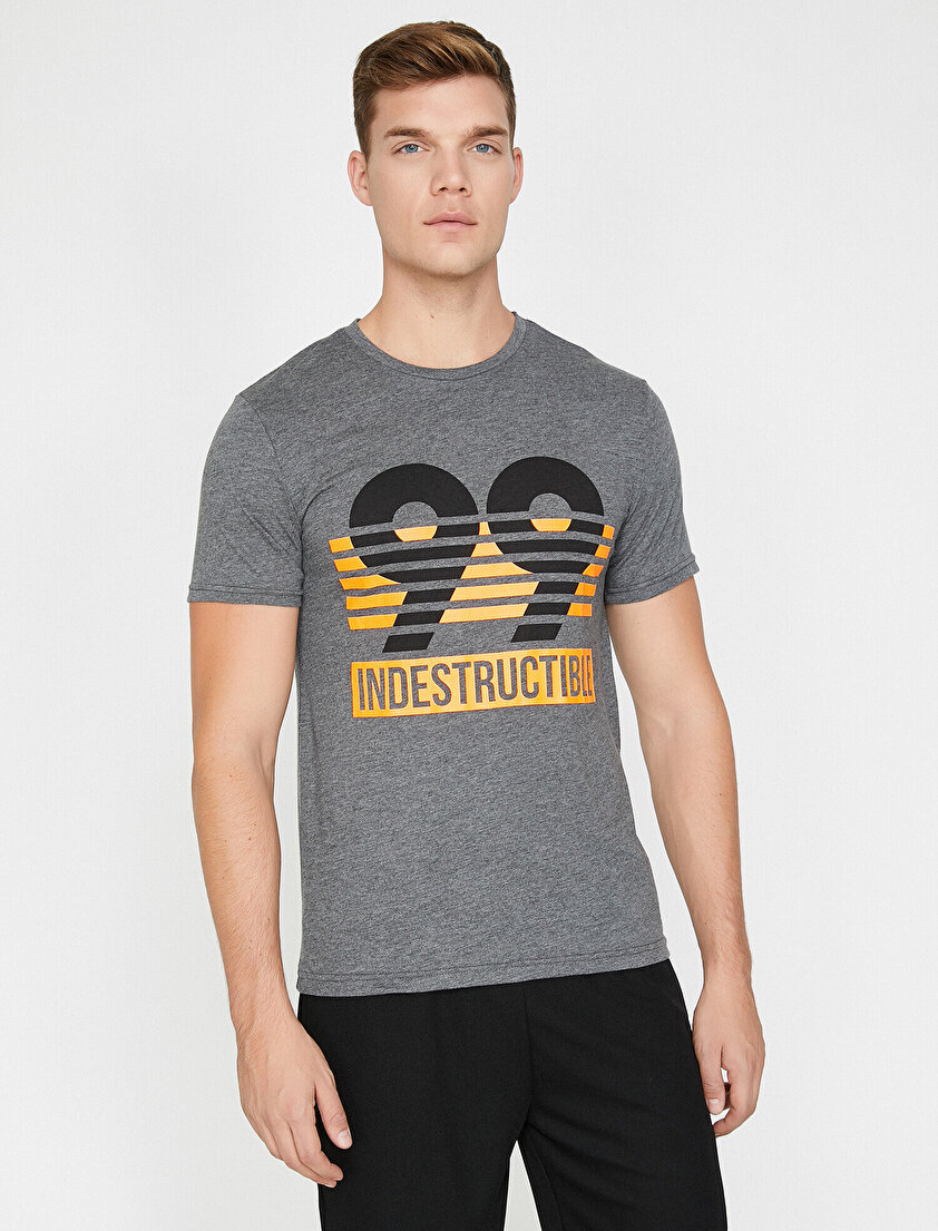 Yazılı Baskılı T-Shirt