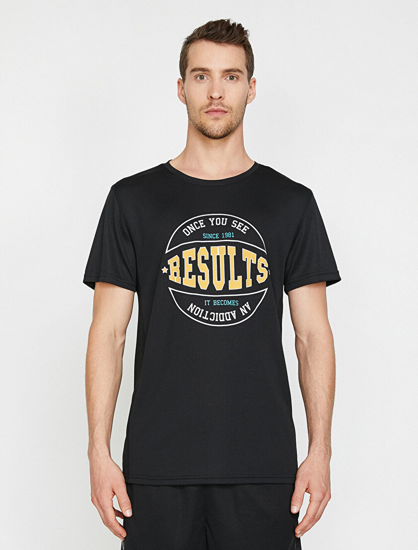 Yazılı Baskılı T-Shirt