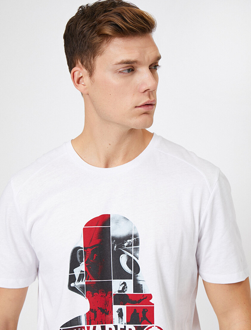 Star Wars Lisanslı Yazılı Baskılı T-Shirt