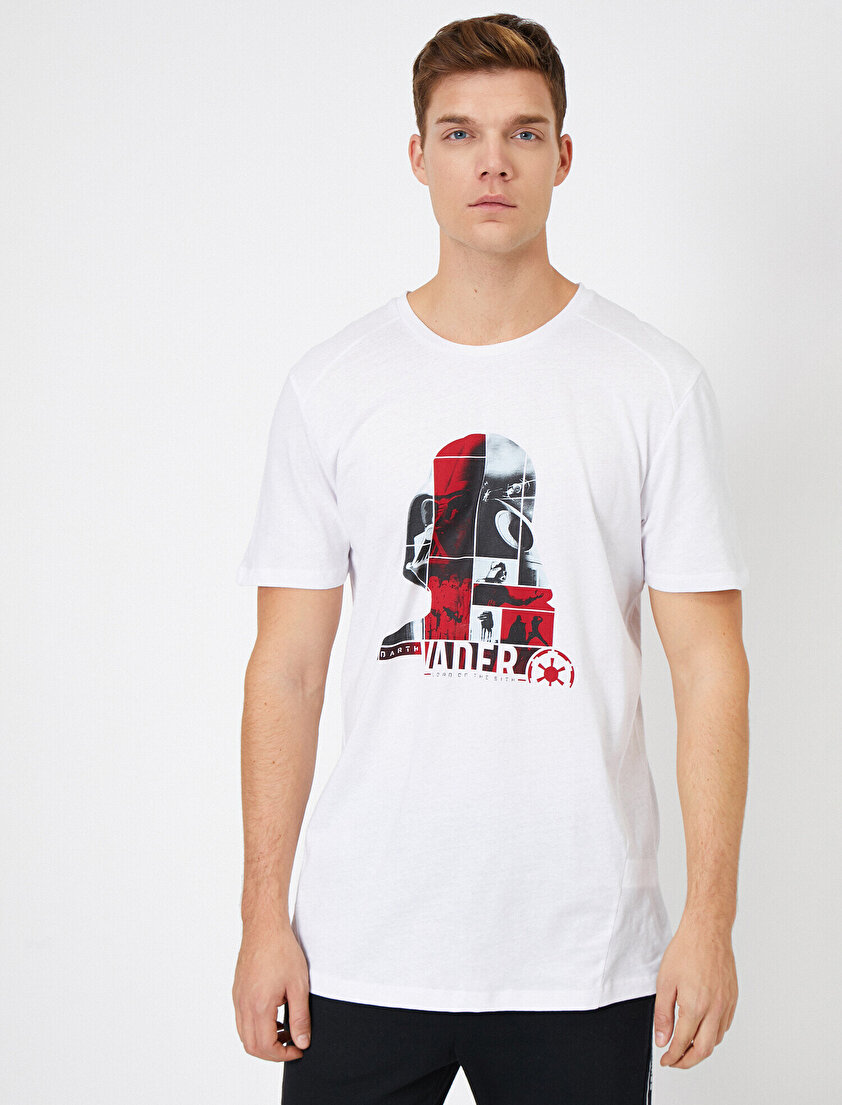 Star Wars Lisanslı Yazılı Baskılı T-Shirt