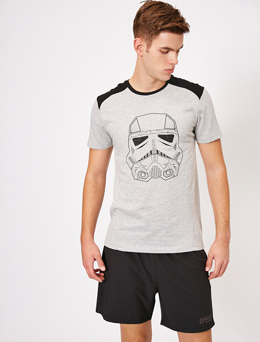 Star Wars Lisanslı Baskılı T-Shirt