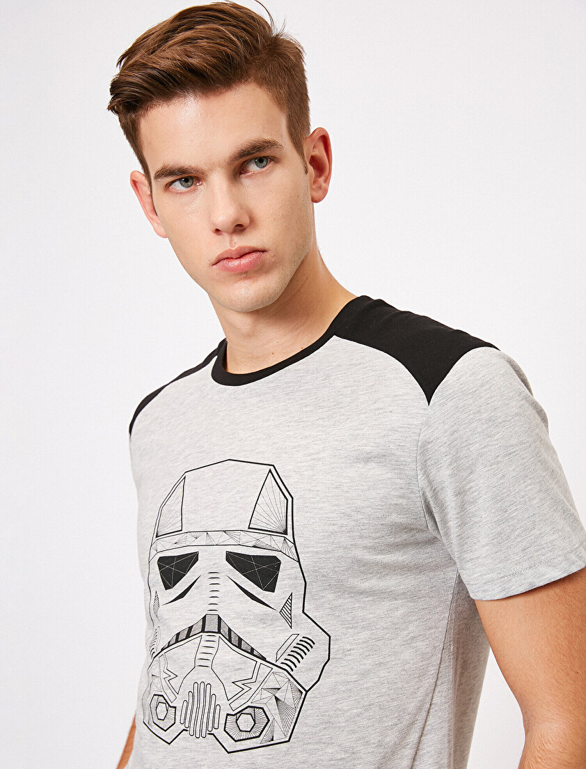 Star Wars Lisanslı Baskılı T-Shirt