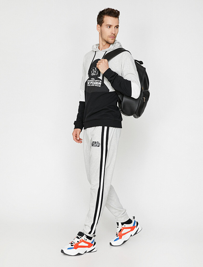 Star Wars Lisanslı Baskılı Sweatshirt