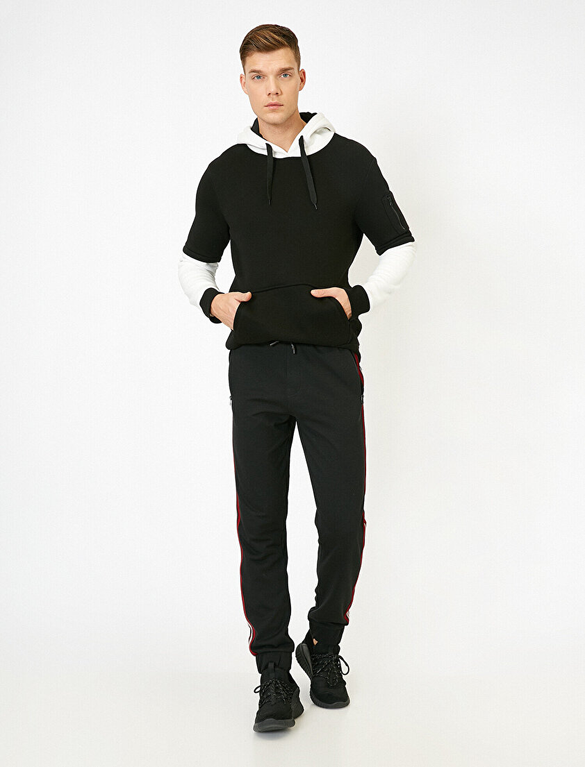 Çizgili Eşofman Altı