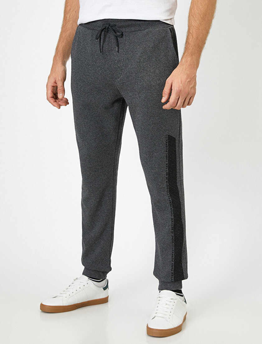 Yazılı Baskılı Eşofman Altı