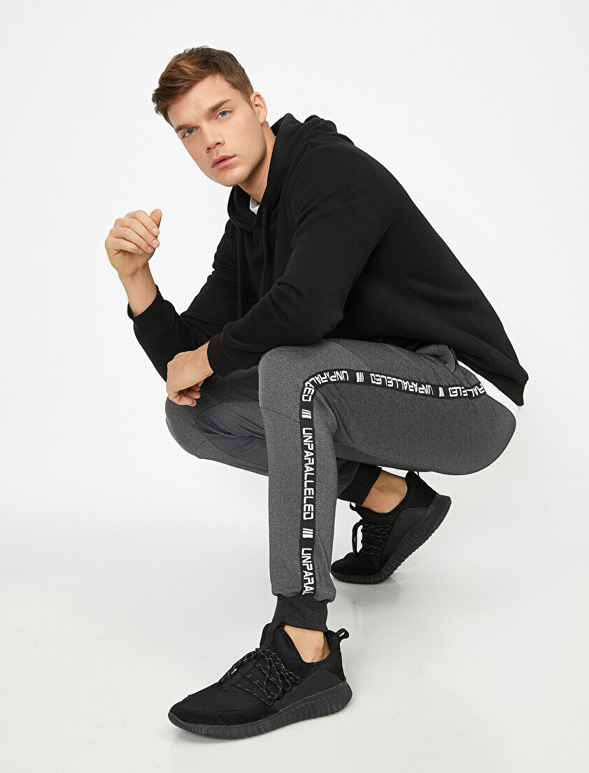 Yazılı Baskılı Eşofman Altı