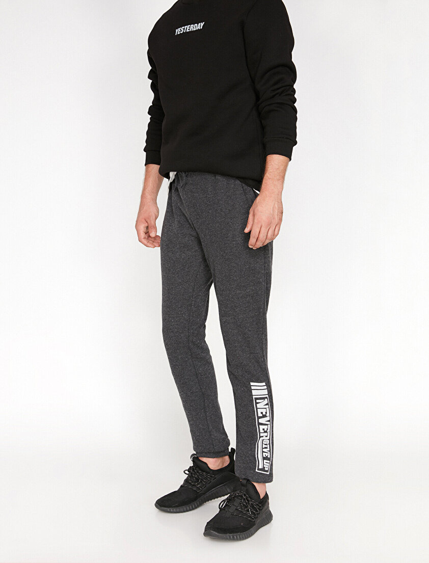 Yazılı Baskılı Eşofman Altı