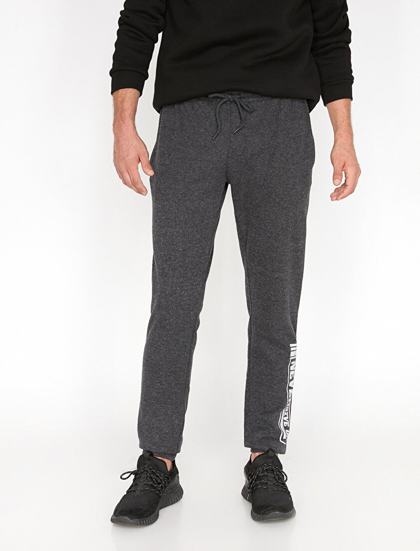 Yazılı Baskılı Eşofman Altı