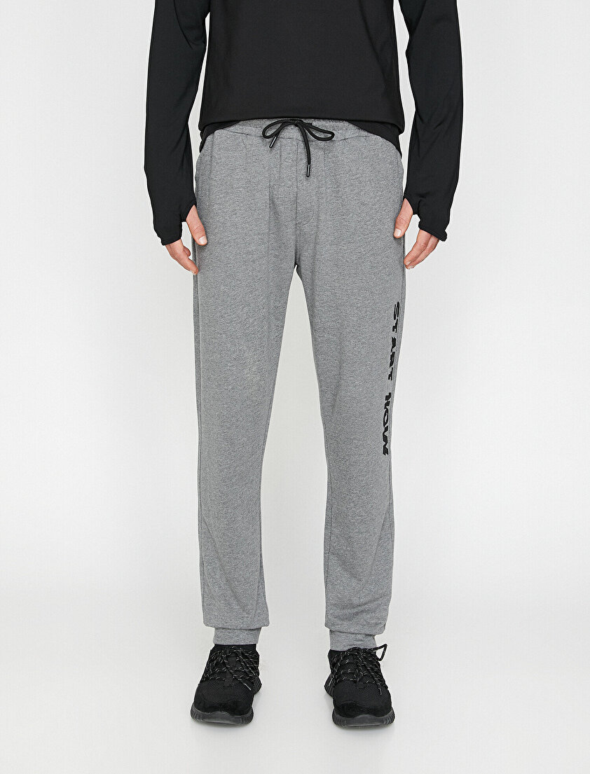 Yazılı Baskılı Eşofman Altı