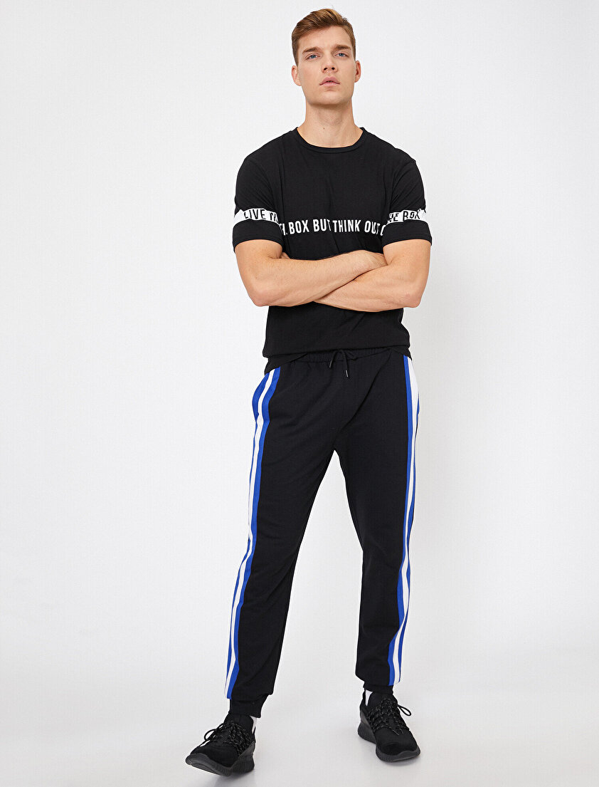 Şerit Detaylı Eşofman Altı