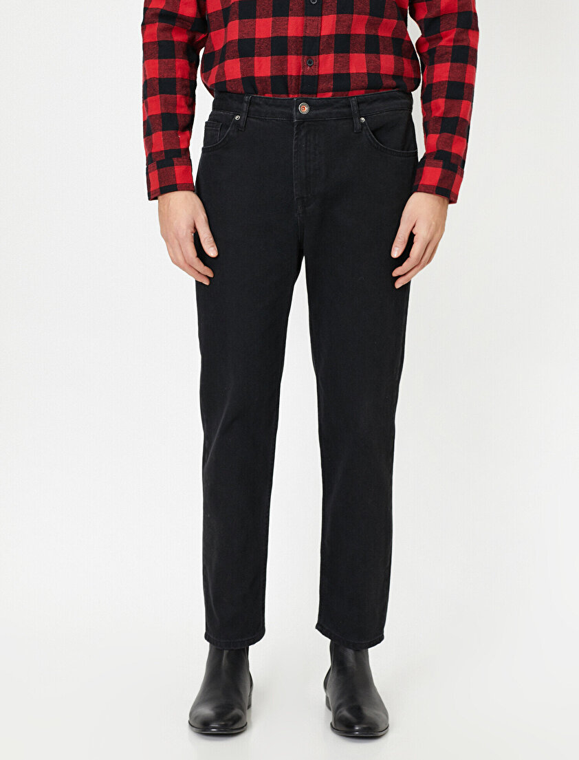 Cep Detaylı Jean Pantolon