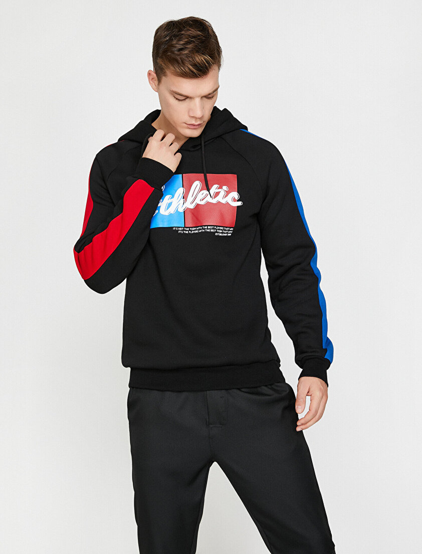 Yazılı Baskılı Sweatshirt