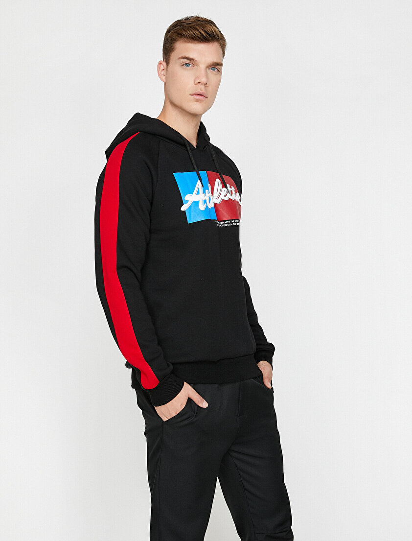 Yazılı Baskılı Sweatshirt
