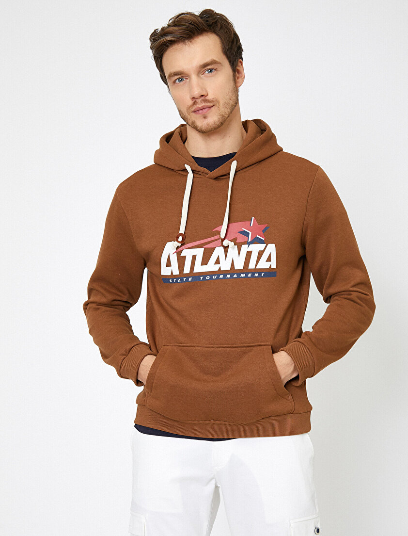 Yazılı Baskılı Sweatshirt