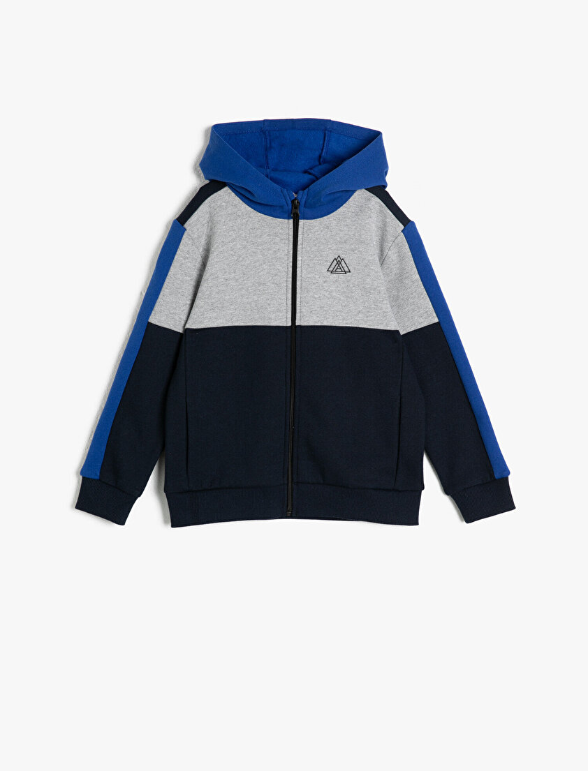 Fermuar Detaylı Sweatshirt