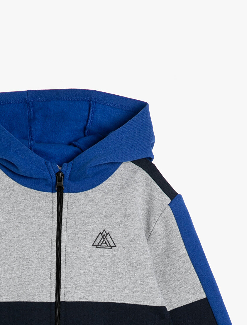 Fermuar Detaylı Sweatshirt