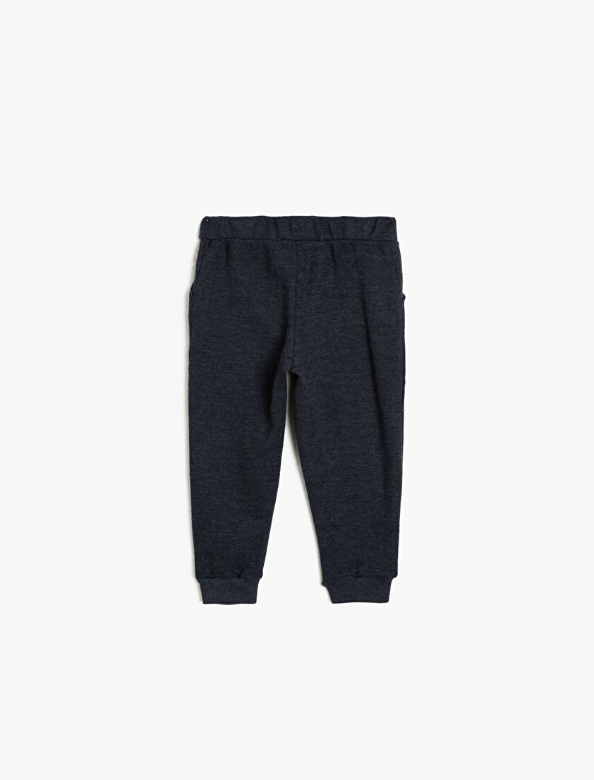 Düğme Detaylı Eşofman Altı