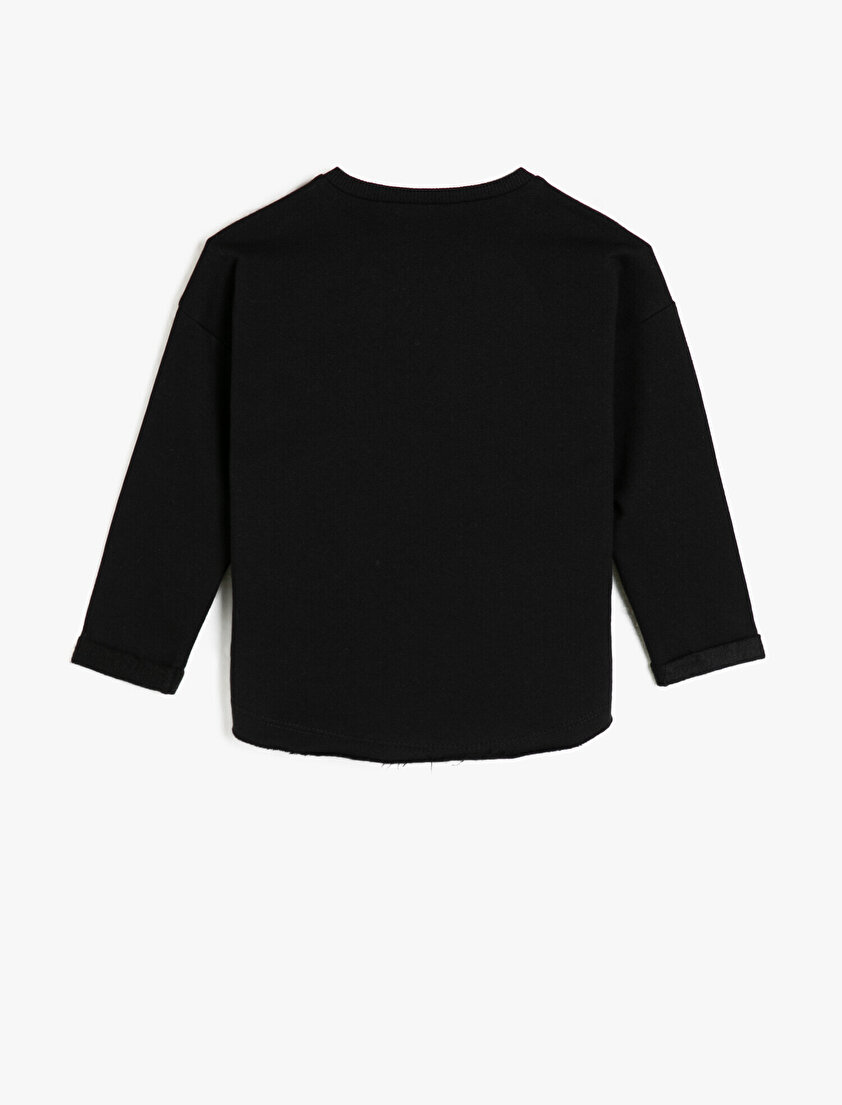 Yazılı Baskılı Sweatshirt