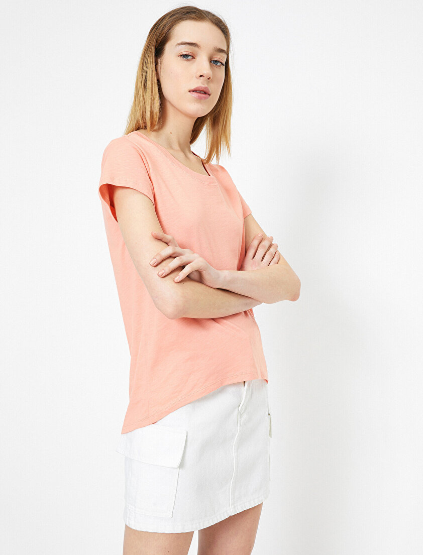 Bisiklet Yaka Basic Tişört