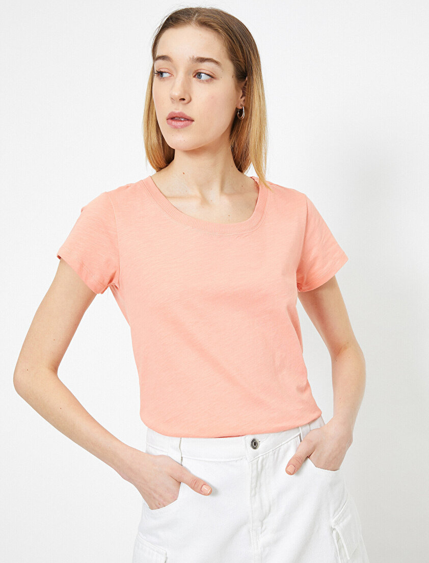 Bisiklet Yaka Basic Tişört