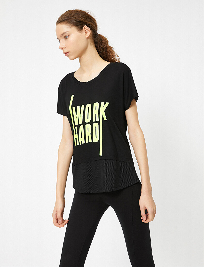 Yazılı Baskılı T-Shirt