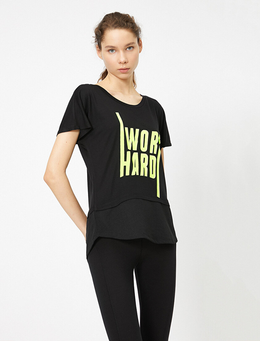 Yazılı Baskılı T-Shirt