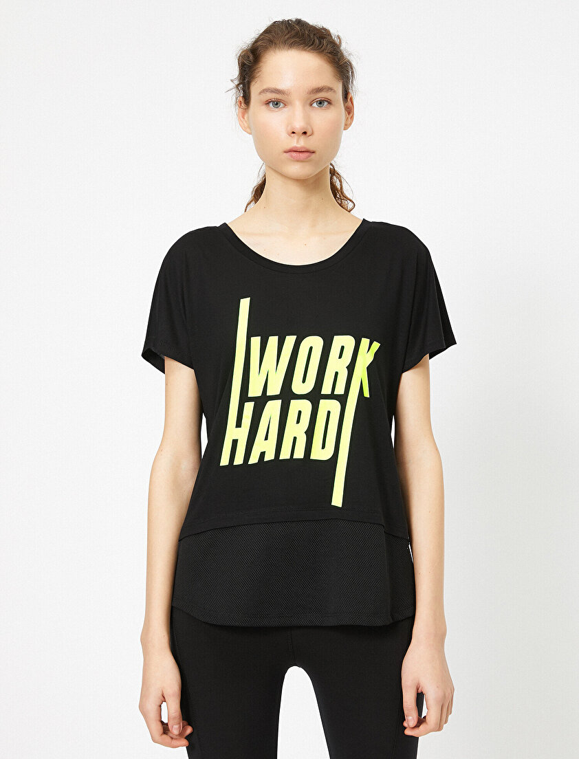 Yazılı Baskılı T-Shirt