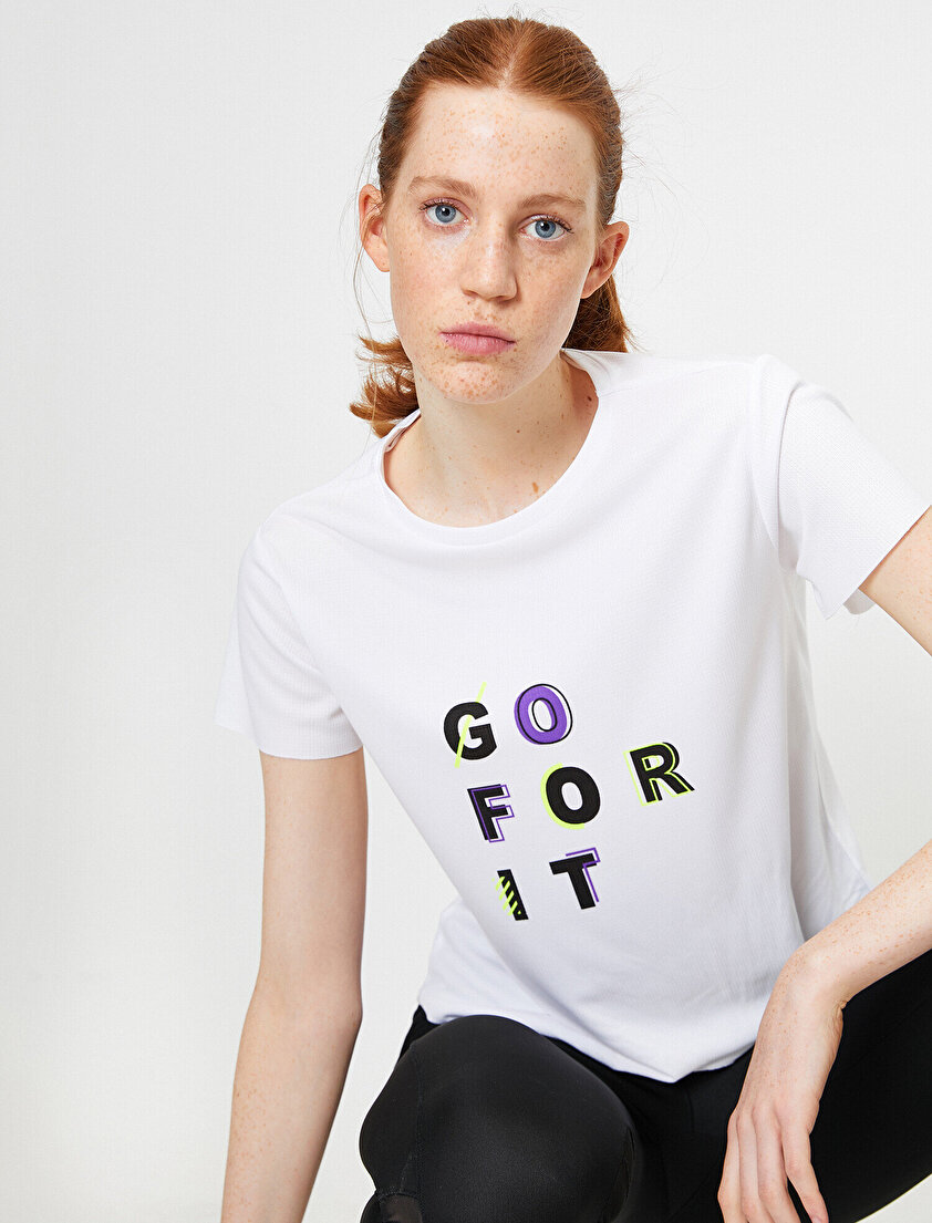 Yazılı Baskılı T-Shirt