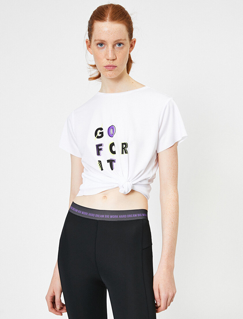 Yazılı Baskılı T-Shirt