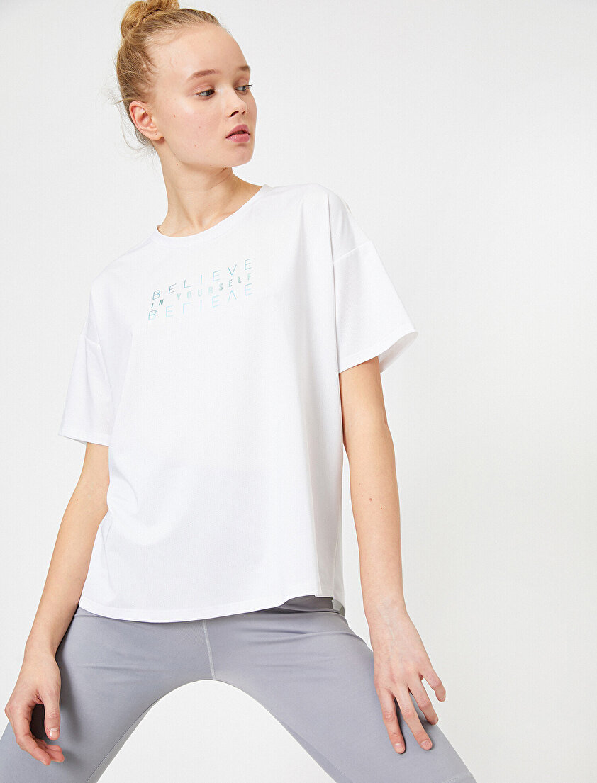 Yazılı Baskılı T-Shirt