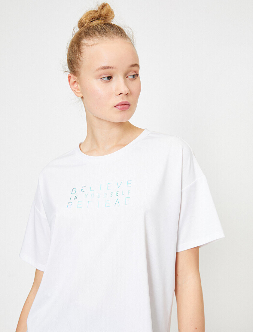 Yazılı Baskılı T-Shirt