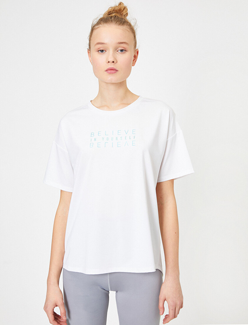 Yazılı Baskılı T-Shirt
