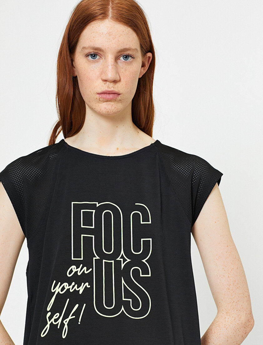 Yazılı Baskılı T-Shirt