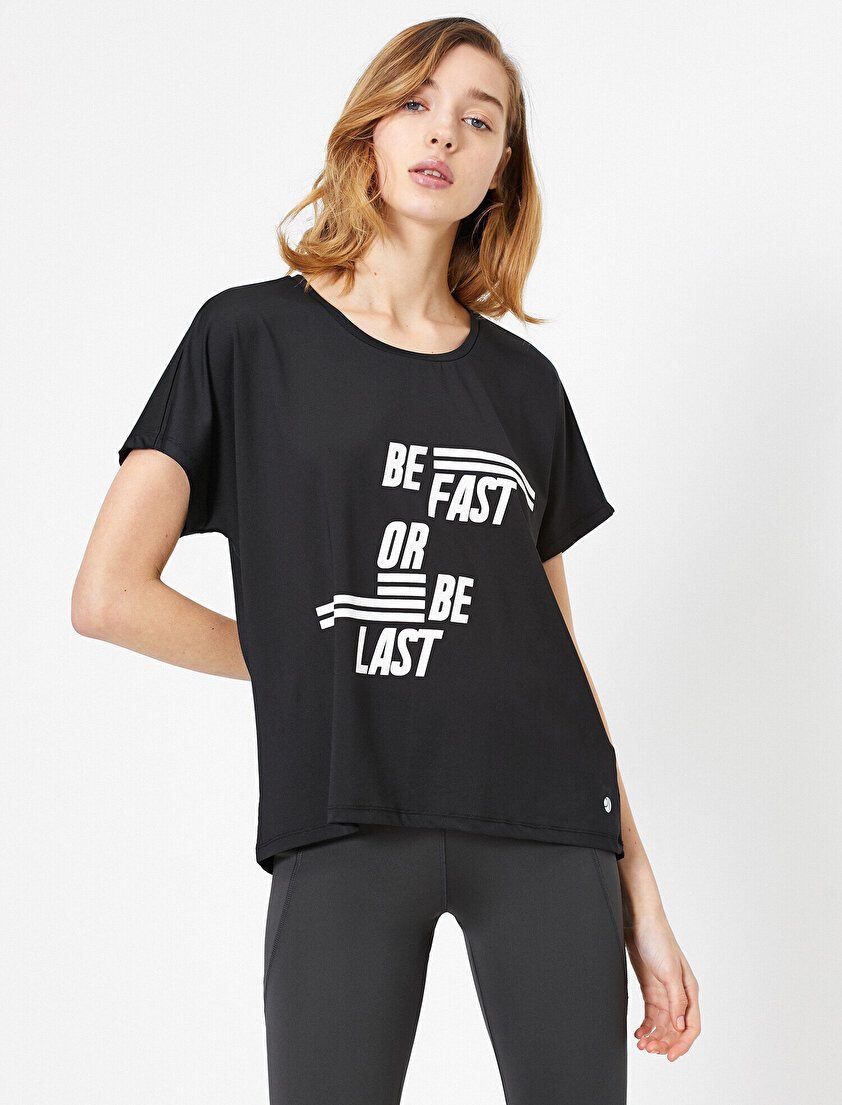 Yazılı Baskılı T-Shirt