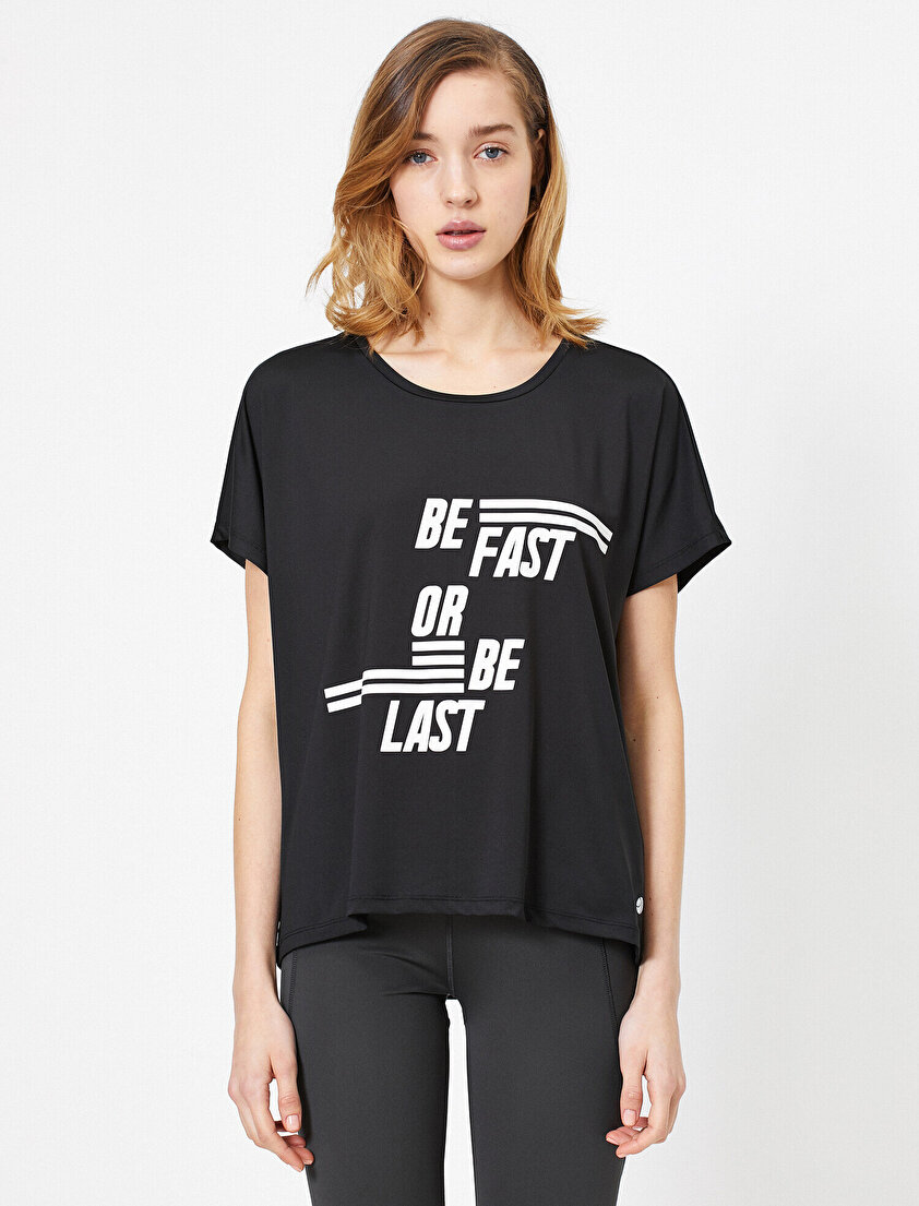 Yazılı Baskılı T-Shirt